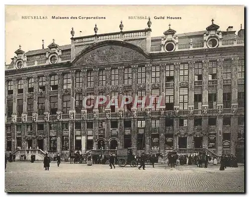 Cartes postales Grand Format Bruxelles Maisons Des Corporations 18 * 14 cm