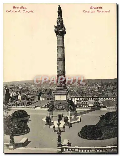 Cartes postales Grand Format Bruxelles Colonne Du Congres 18 * 14 cm