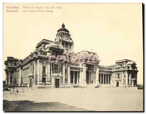 Cartes postales Grand Format Bruxelles Palais De Justice 18 * 14 cm