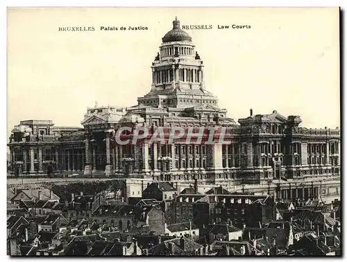 Cartes postales Grand Format Bruxelles Palais De Justice 18 * 14 cm