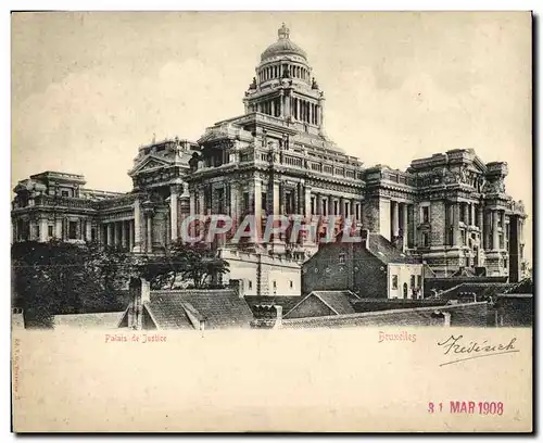 Cartes postales Grand Format Palais De Justice Bruxelles 18 * 14 cm