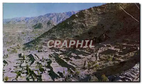 Cartes postales Grand Format Valles Calchaquies Ruinas de la Antigua Ciudad de los Quilmes 18 * 10 cm