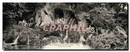 Cartes postales Grand Format Parc De Versailles Les Bains D&#39Apollon 28 * 11 cm