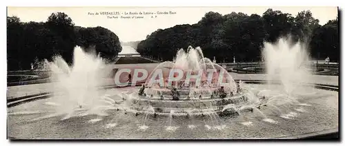 Ansichtskarte AK Grand Format Parc De Versailles Le Bassin De Latone Grandes eaxu 28 * 11 cm