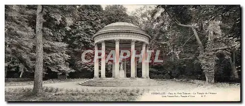 Cartes postales Grand Format Versailles Palais Du Petit Temple De l&#39Amour 28 * 11 cm