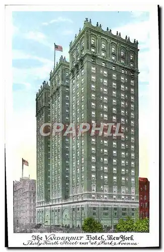 Cartes postales The Vanderbilt Hotel New York Thirty Fourth Street East At Park Avenue