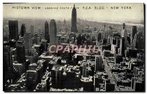 Cartes postales Midtown View Looking South From New York