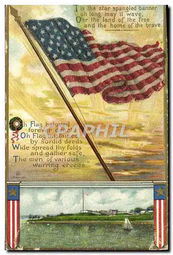 Cartes postales US Flag