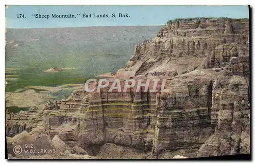Cartes postales Sheep Mountain Bad Lands S Dak