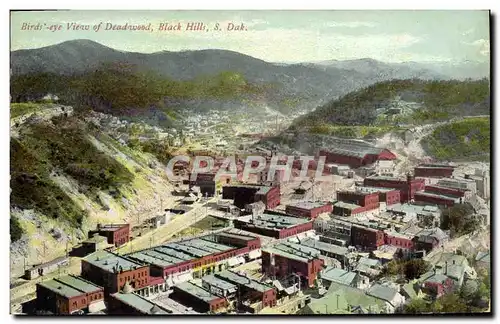 Cartes postales Birds Eye View Of Deadwood Black Hills S Dak