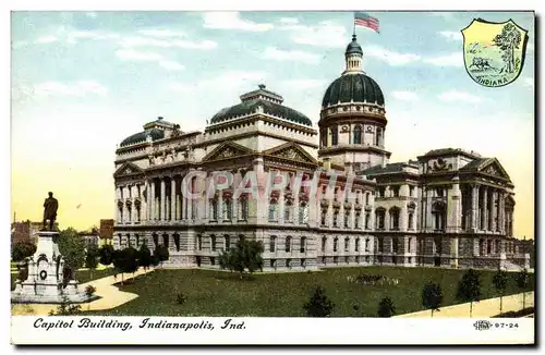 Cartes postales Capitol Building Indianapolis Ind
