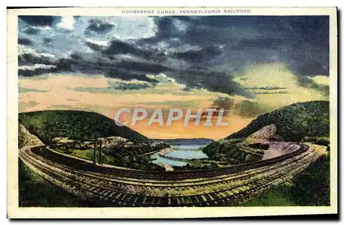 Cartes postales Horseshoe Curve Pennsylvania Railroad