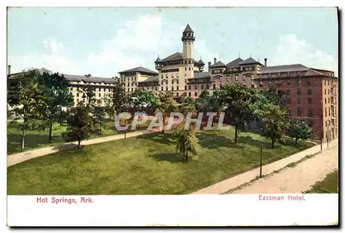 Cartes postales Hot Springs Ark Eastman Hotel