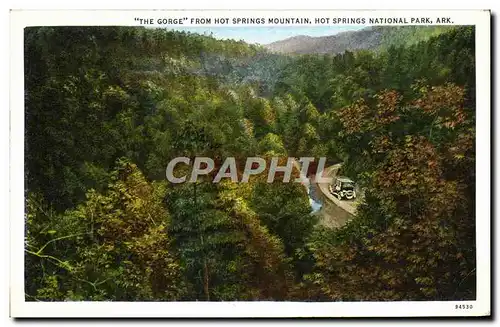 Cartes postales The Gorge From Hot Springs Mountain Hot Springs National Park Ark