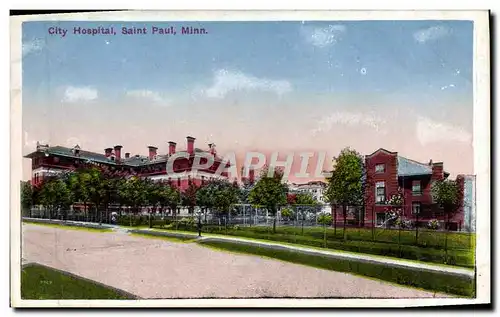 Cartes postales City Hospital Saint Paul Minn