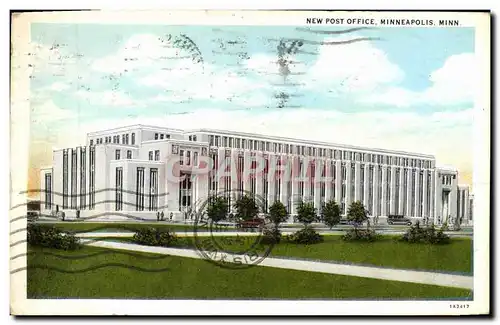 Ansichtskarte AK New Post Office Minneapolis Minn