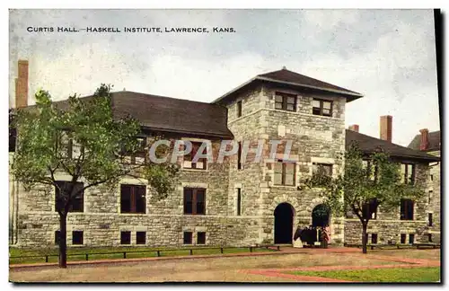 Cartes postales Curtis Hall Haskell Institute Lawrence Kans