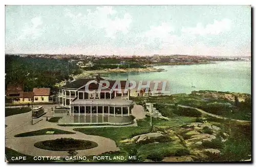 Cartes postales Cape Cottage Casino Portland Me