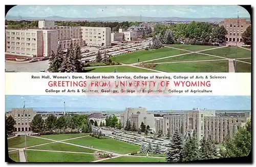 Cartes postales moderne Greetings From University Of Wyoming