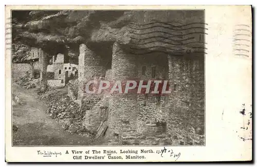 Cartes postales A View Of The Ruins Looking North Cliff Dweller&#39s Canon Manitou