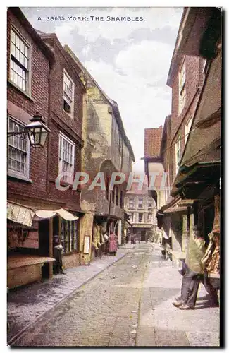 Ansichtskarte AK York The Shambles