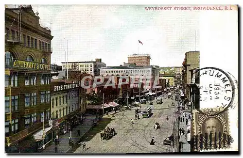 Cartes postales Weybosset Street Providence R I
