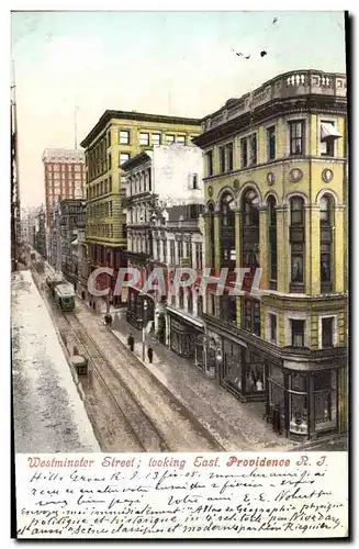 Cartes postales Westminster Street Looking East Providence R I