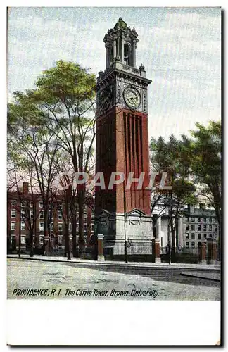 Cartes postales Providence R I The Carrie Tower Brown University