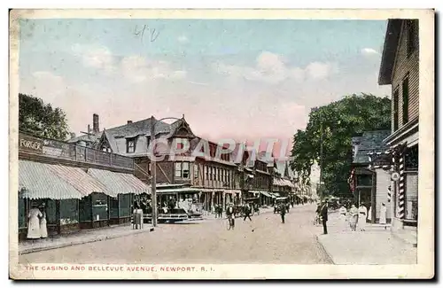 Cartes postales The Casino And Bellevue Avenue Newport R I
