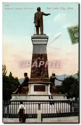 Cartes postales Brigham Young&#39s Monument Salt Lake City Utah