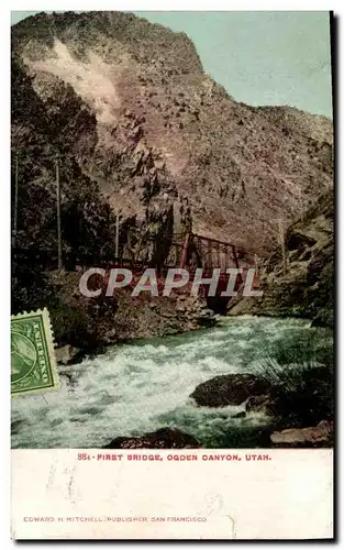 Cartes postales First Bridge Ogden Canyon Utah