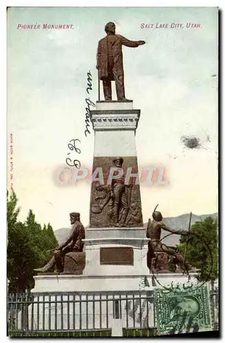 Cartes postales Pioneer Monument Salt Lake City Utah