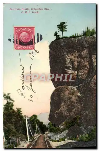 Cartes postales Oneonto Bluffs Columbia River O R N Track