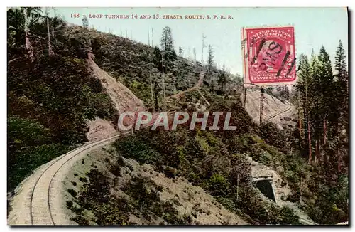 Cartes postales Loop Tunnels And Shasta Route S P R R