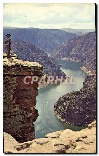 Moderne Karte Red Canyon Lookout Point Flaming Gorge Reservoir