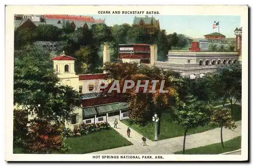 Cartes postales Ozark And Buckstaff Baths Hot Springs National Park Ark