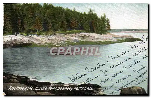 Cartes postales Boothbay Me Spruce Point Boothbay Harbour Me