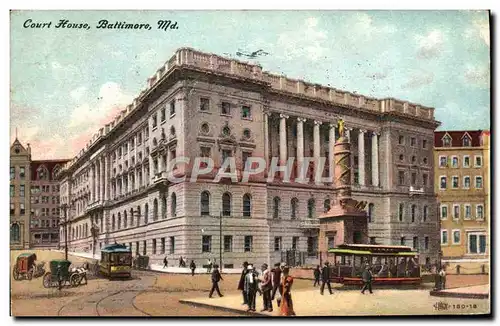 Cartes postales Court House Baltimore Md