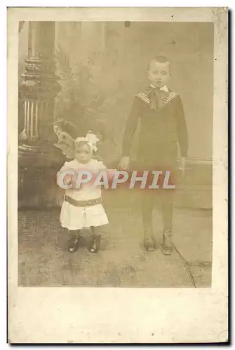 CARTE PHOTO Enfants