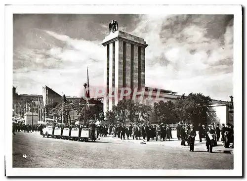 Moderne Karte Paris Exposition