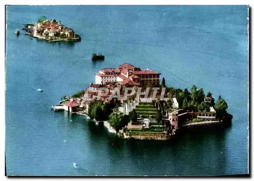 Cartes postales moderne Isola Bella Lago Maggiore Isola Bella Veduta Aerea