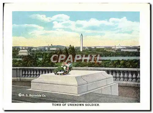 Moderne Karte Tomb Of Unknown Soldier Mast Of The Maine