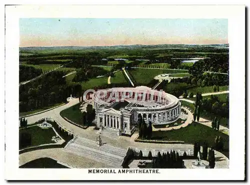 Moderne Karte Memorial Amphitheatre Tomb of General A Miles