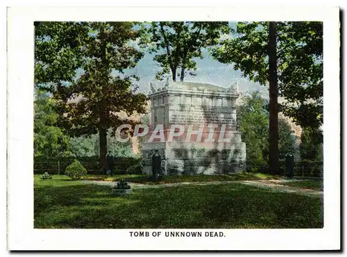 Cartes postales moderne Tomb Of Unknown Dead Kearny statue