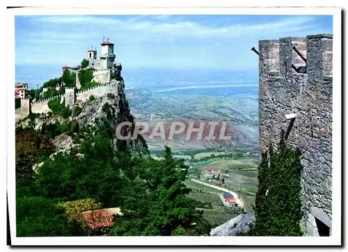 Moderne Karte San Marino Scorcio Della Sacgoda