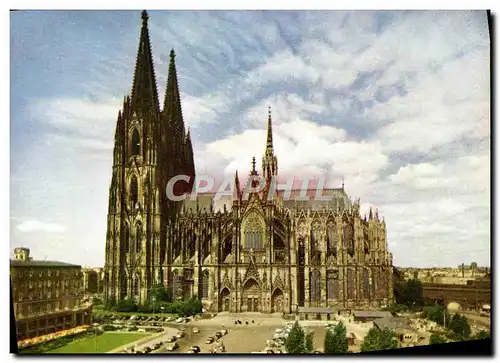 Moderne Karte Koln Dom sudseite