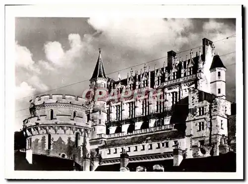 Cartes postales moderne Le Chateau D&#39Amboise La Tour Des Minimes Et Le Logis Du Roi