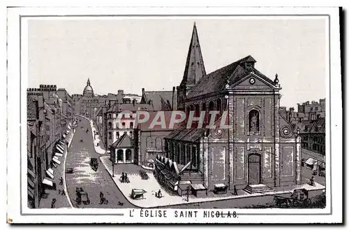 Cartes postales moderne Boulogne sur Mer L&#39Eglise Saint Nigolas