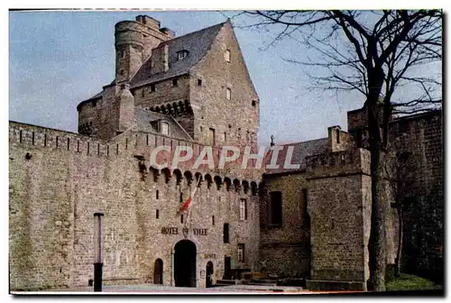 Moderne Karte Saint Malo Le grand donjon et le chateau