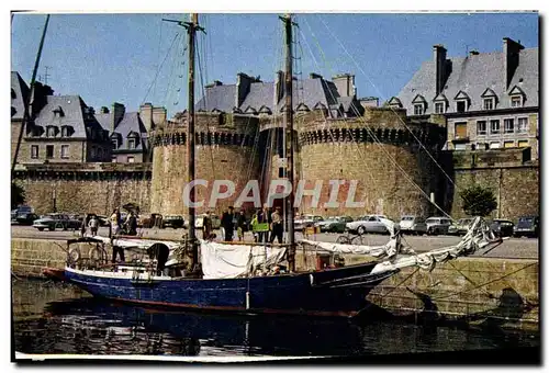 Cartes postales moderne Saint Malo Bateau Voilier Les corsaires